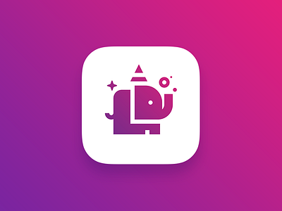 Elephun Icon adobe app branding elephant fun icon illustration illustrator ios logo photoshop