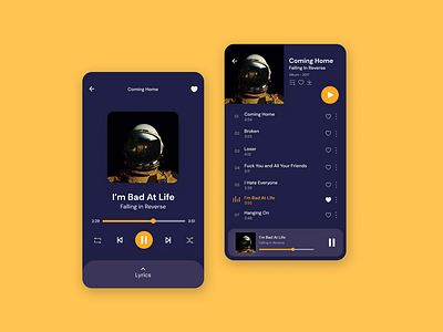 Daily UI #009 - Music Player