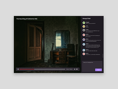 Daily UI #057 - Video Player app design daily ui 057 daily ui day 57 dailyui design ui ui design video player video player design web design