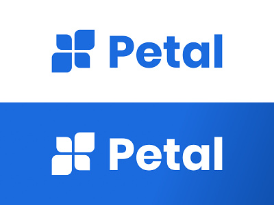 Petal Logo Concept blue logo brand identity brand identity design logo concept logo design logo mark logotype richwithdesigns symmetric