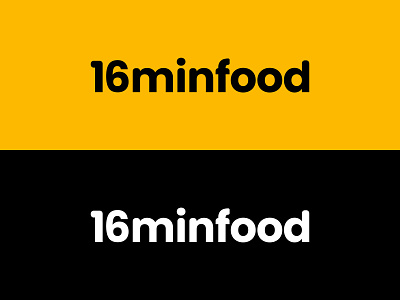 16MinFood Logo Concept | Logo for a Food Brand brand identity brand identity design food brand food logo logo design logo design branding logodesign logotype