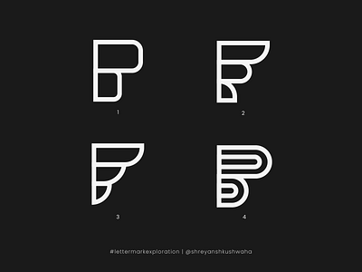 F Monogram | Letter Mark Exploration - 6/26 letter lettermark logo logo design logo designer logodesign logomark monogram letter mark monogram logo richwithdesigns