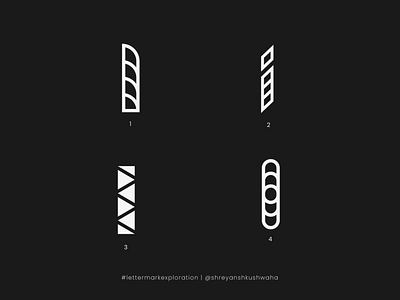 I Monogram | Letter Mark Exploration - 9/26 | I Logo Design