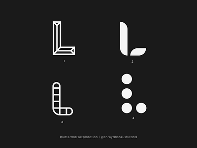L Monogram | Letter Mark Exploration - 12/26 | L Logo Design
