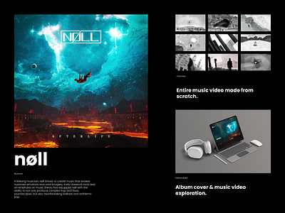 Nøll | 3D Music Video & Album Cover 3d animation graphic design motion graphics