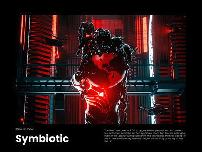 Symbiotic | 3D Music Video 3d animation branding graphic design logo motion graphics