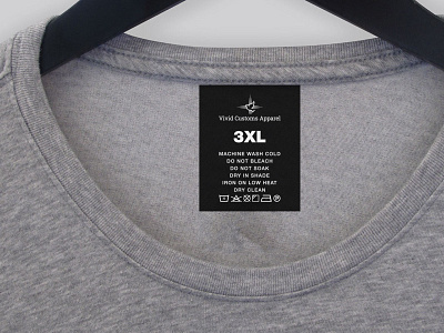 Neck label design brand identity branding clothing clothing label clothing tag design graphic design hang tag label label design label tag neck label neck label design t shirt neck label tag design