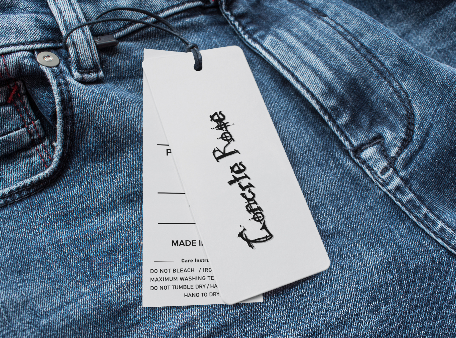 Hang tag label design by Jenny Sarkar on Dribbble