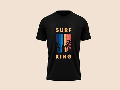 Surf king T-shirt design