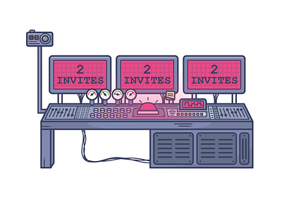 2 Dribbble Invites