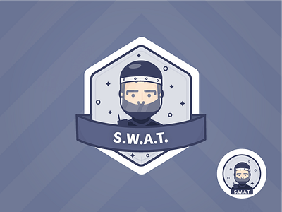 S.W.A.T. logo sticker swat