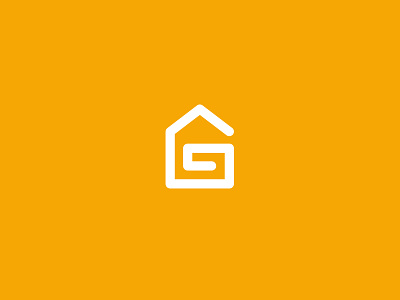 Home Link logo brand branding home link logo yellow