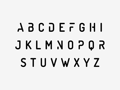 The whole typeface