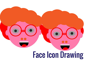 Cartoon Face Illustration design flat flat illustration icon illustration illustration design vector vector art