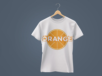 Orange T-shirt Design graphic design illustration illustration design logo t shirt vector