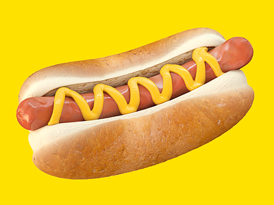 Hot Dog 3d hot dog