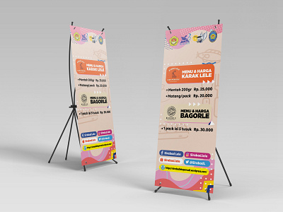 Standing Banner - Sirabad Lele BAGORLE banner banner design branding design food food design graphic design standing banner