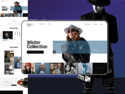 Fashion / E - commerse Web Design ecommerce fashion figma ui ui design user interface web web design website