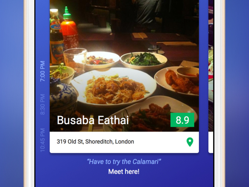 Activity Card design ui ios mobile activity card