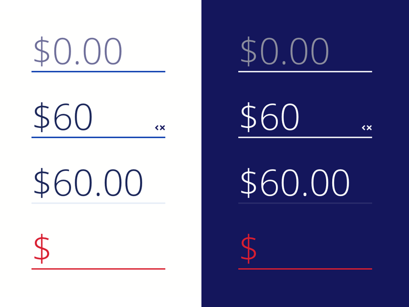 UI Template - Input States sketch components design typography ui input template