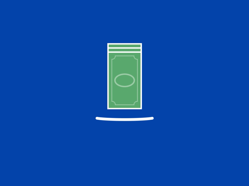 Collect Money Animation