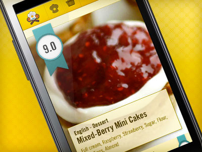 Cookstar - Hackathon App android app cooking design mobile recipe texture ui
