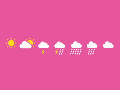 Simple Weather Icon design icons ui weather
