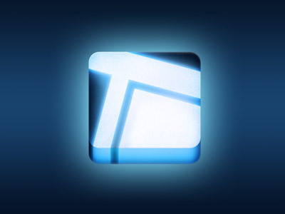 Tronsquare logo v2 app blue design logo mobile