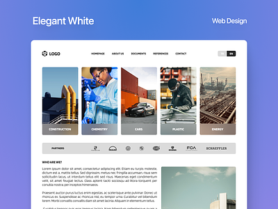 Elegant Web Design desktop figma ui uiux user interface ux web design website