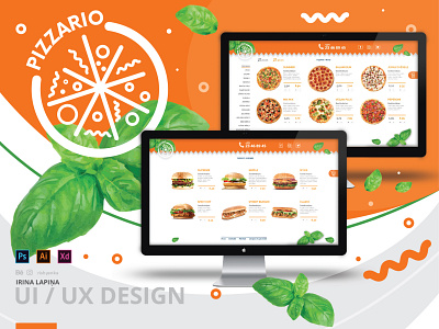 Pizzario Ui & Ux Design adobe illustrator adobexd uiux uiuxdesign userinterfacedesign webdesign webdesigns