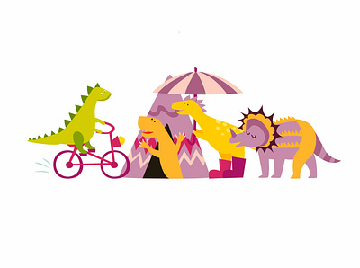 Dinosaurus vector illustration art background card cartoon colorful cute design dinos dinosaur dinosaurus flat icon illustration illustrator vector