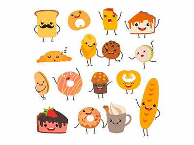 Funny bakery emoji