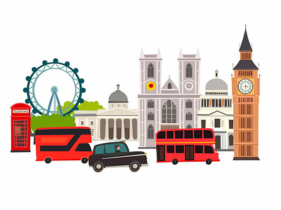 London skyline vector Illustration