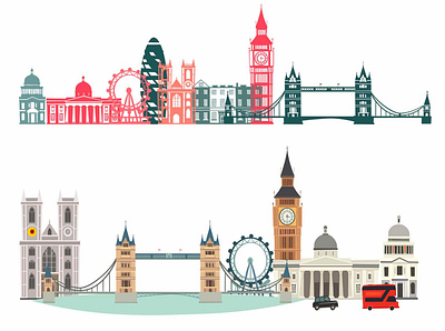London cityscape cityscape landmarks london skyline skyline silhouette