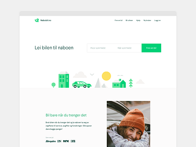 Nabobil Landing Page