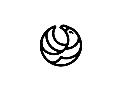 SeilNorge bird icon identity logo mark sea