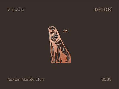 Delos branding delos international lion logo luxury marble nexian
