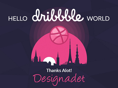 Thank's for Invite me debute designadet dribbble first happy invitation invite shot thanks alot thankyou