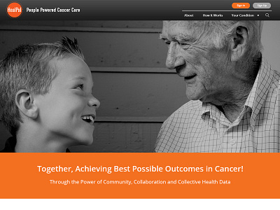 Healpal branding cancer care doctor mobile surgeon ui ux website design