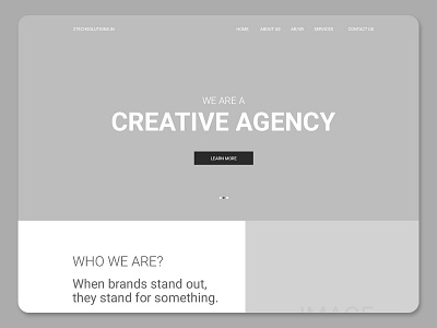 Digital Agency Wireframe creative design digital agency landing page single page ui ux website wireframe