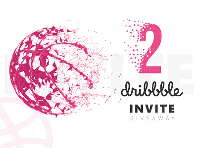 2 Invites Giveaway basketball designer dribbble free giveaway invitation invitations invite invites new