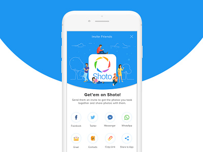 Invite Friend Screen app colourful design gift invite friend ios join referral screen ui unique ux