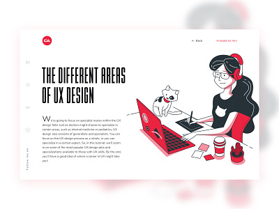 #Blog page 1 The Different Areas Of UX Design
