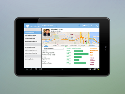jLAN Enterprise App android app dashboard enterprise app inventory mobile tablet