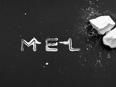 Mel Logo Craft chalk craft logo paper stamp