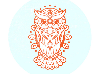 Owl bird eye owl pendulum vector