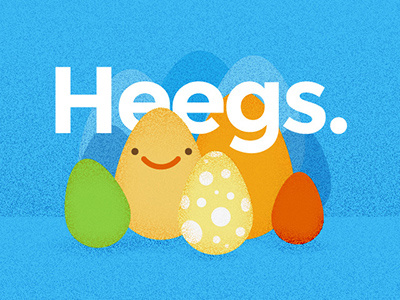 Heegs eggs game identity ios iphone logo