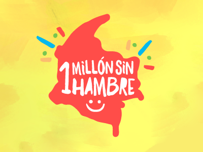 UnMillónSinHambre campaign colombia logo