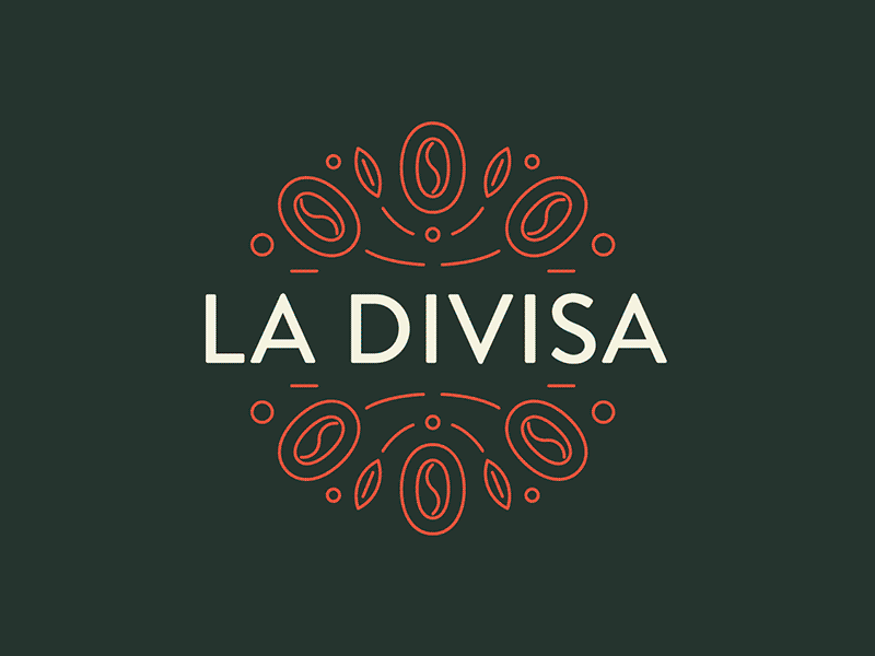 ladivisa brand coffee colombian color logo