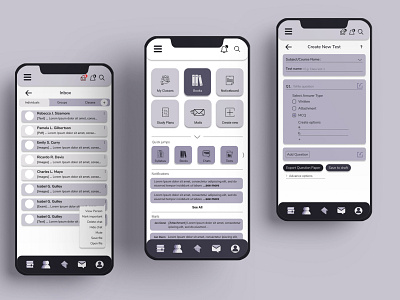 App Ui design Concept app app design mockup